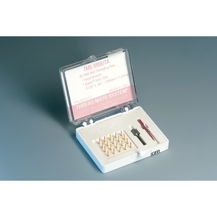 TMS Link Series Minim Silver Self-Threading Retention Pins, Gold-Plated Stainless Steel, Double Shear, 0.021"/0.525 mm, Bulk Kit, 50/Pk, L-532 thumbnail 17