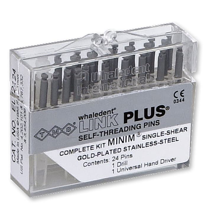 TMS Link Plus Titanium Alloy Self-Threading Parapulpal Pins, Minim, Double Shear, 0.021", Silver, 2-in-1 Bulk Kit, 50/Pk, L842 thumbnail 13