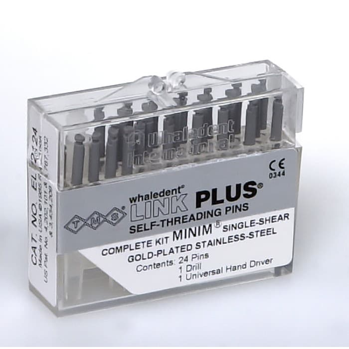TMS Link Plus Self-Threading Pins, Gold-Plated Stainless Steel, Single-Shear, Minim, 0.021" (0.525 mm), Silver, Bulk Kit of 50, L722 thumbnail 13