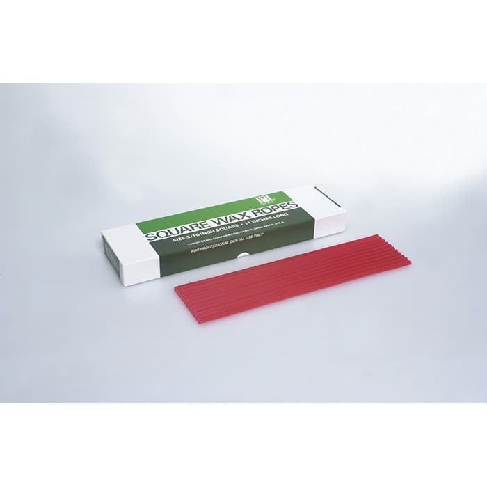 Hygenic Utility Wax Square Ropes, White, 3/16" x 11", 44/Box, H00820 thumbnail 17