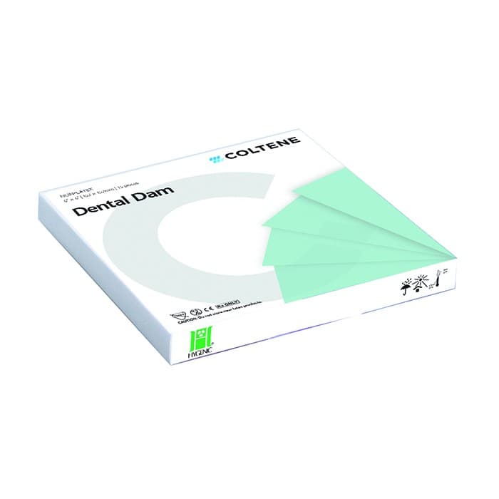 Hygenic HySolate Non-Latex Dental Dam, 5" x 5", Medium, Green, 15/Pk, H09928 thumbnail 18