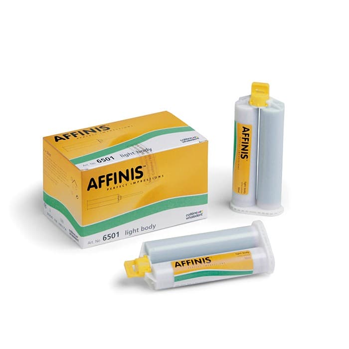 Affinis A-Silicone Wash Impression Material, Light Body, Fast Set, 50 ml Cartridges, Light Blue, 2/Pk with 12 Mixing Tips, C6601 thumbnail 16