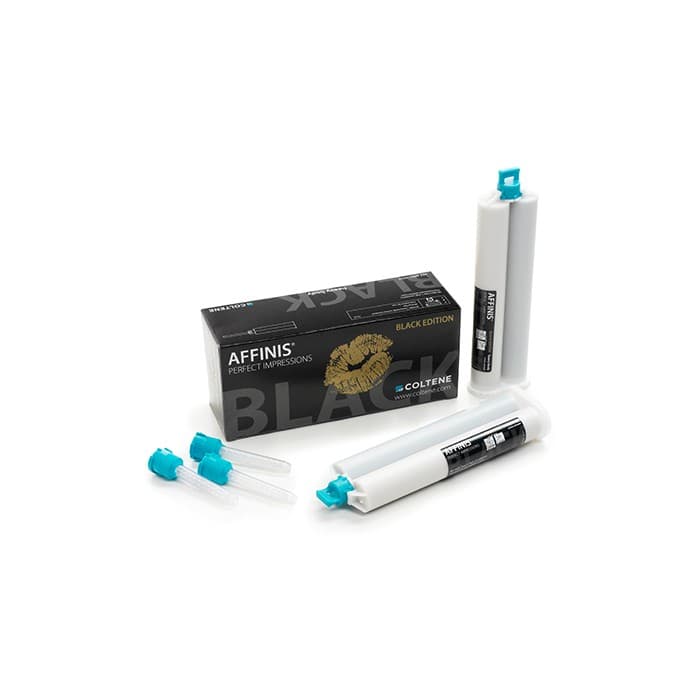 AFFINIS Black Edition VPS Impression Material, Heavy Body, 2 x 75 ml Cartridges with 8 Mixing Tips, 60019554 thumbnail 10