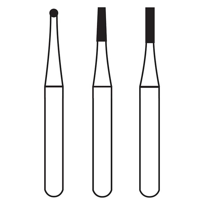 Alpen® Carbide Bur FG Tapered Fissure Crosscut #703, 2.1 mm Diameter, 10/Pkg thumbnail 6