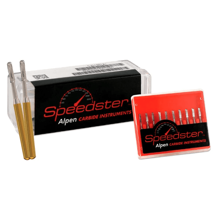 Alpen Speedster Carbide Bur #1557G FGSS, Round End Cross Cut Fissure, Short Shank, 1.0 mm, 10/Pk thumbnail 8