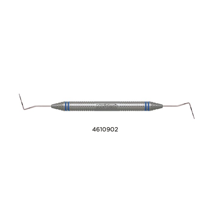 Nordent DuraLite Round Periodontal Probe, Double-Ended, Williams Left-Right Offset, Color-Coded 1-2-3-5-7-8-9-10 mm, N116 thumbnail 2
