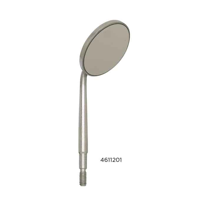 Nordent #5 Cone Socket Front Surface Mouth Mirror Head, Single-Sided, 15/16" Diameter, Rhodium Coated, M5 thumbnail 9
