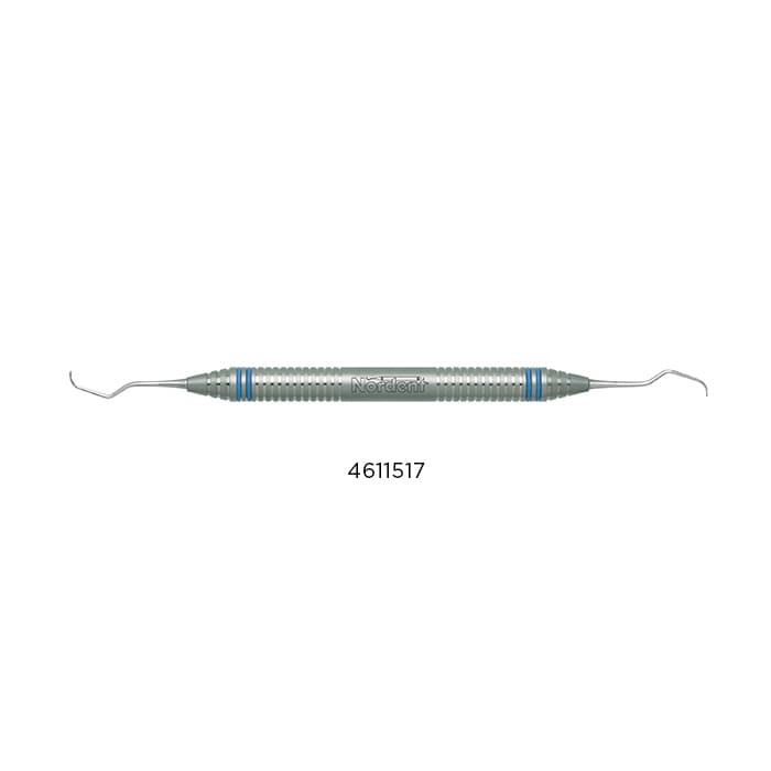 Nordent Classic Gracey Curette #5-6, Double-Ended, Mini Blade / Long Reach, DuraLite ColorRings Handle thumbnail 3