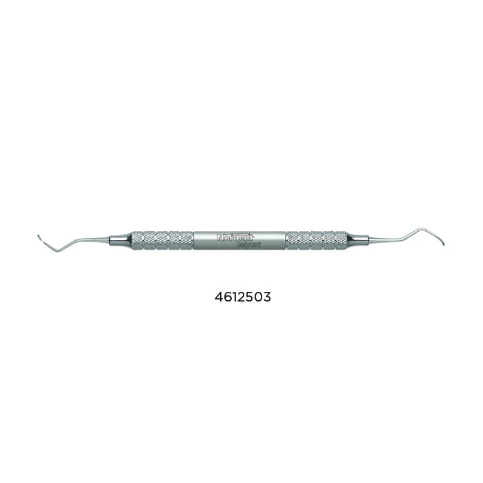 Nordent Relyant Columbia Double-Ended Curette, #2R-2L, #6 Handle, Stainless Steel, VSCCO2R-2L thumbnail 3
