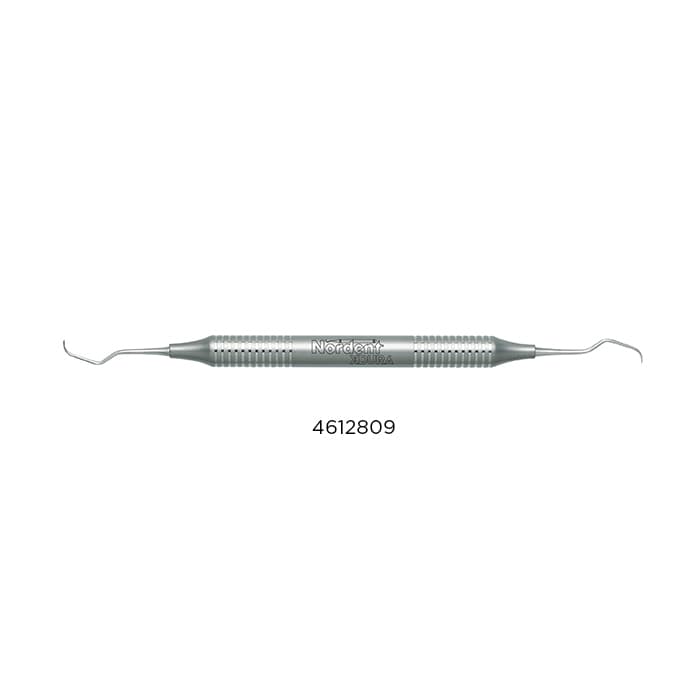 XDURA Gracey Curette #15-16 Long Reach, Double End, DuraLite Round Handle, Stainless Steel, RENSGR15-16L thumbnail 4