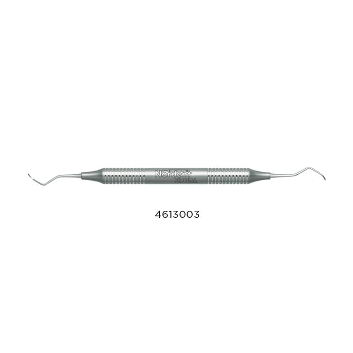 Nordent XDURA Columbia #4R-4L Universal Curette, Double-Ended, DuraLite Round Handle, Stainless Steel, 1/Pkg thumbnail 7