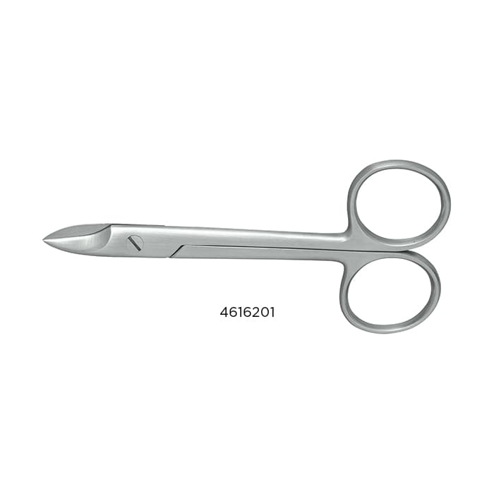 Nordent Crown & Collar Scissors, Curved Blades, Stainless Steel, 4" (100 mm), S325 thumbnail 9