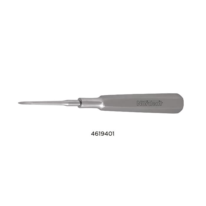 Nordent Heidbrink #2 Left Single End Root Tip Elevator, Regular Tip, Hardened Stainless Steel, ER2 thumbnail 10
