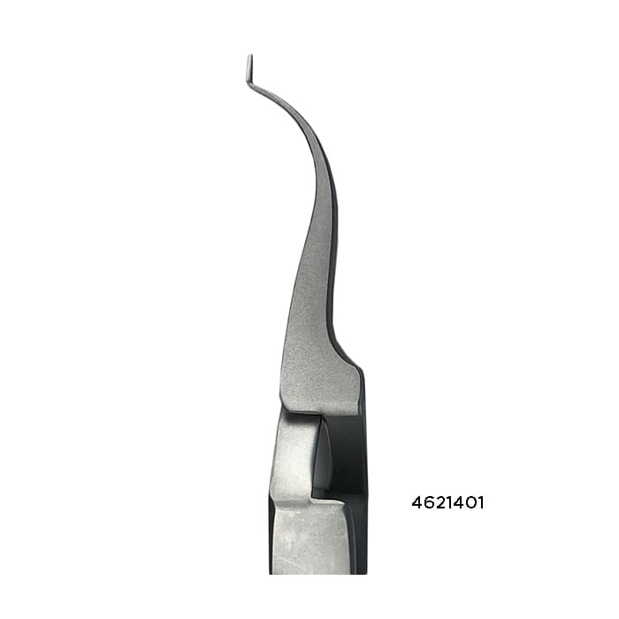 Nordent Orthodontic Slim Direct Bond Bracket Tweezers, 4.75 in, Anterior/Posterior Angled, Stainless Steel, OTP1212M thumbnail 4