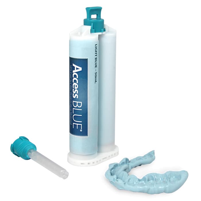 Access BLUE® VPS Bite Registration Material, Fast Set, 2 x 50 mL Cartridges with 6 Mixing Tips, 360006 thumbnail 13