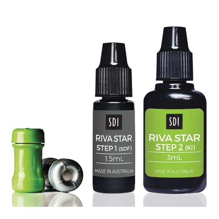 Riva Star Tooth Desensitizing Agent SDF, 2-Bottle Kit (Step 1: 1.5mL Silver Fluoride, Step 2: 3.0mL Potassium Iodide), 1 Kit, 8800537 thumbnail 15