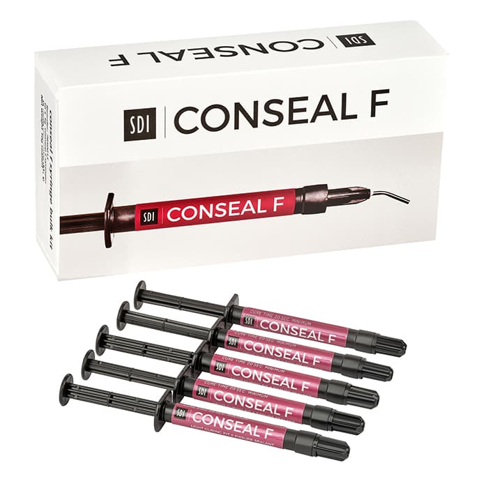 SDI Conseal F Pit & Fissure Sealant Intro Syringe Kit, Light-Cured, Opaque White, 3 x 1g Syringes, 7850012 thumbnail 13