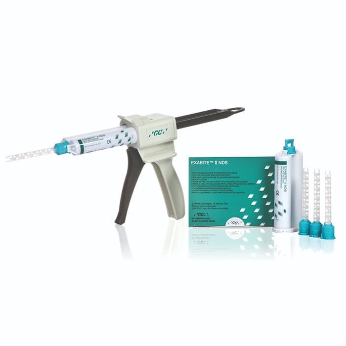 GC America Exabite II NDS VPS Bite Registration Creme, Fast Set, Aqua, 48 mL Cartridge, 2-Pack, 132412 thumbnail 11