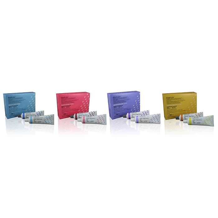EXAFLEX® Putty VPS Impression Material, Putty Clinic Package, 5 x 500 g Base + 5 x 500 g Catalyst, 138305 thumbnail 15