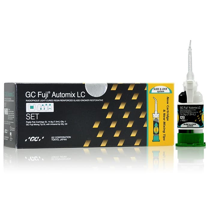 GC Fuji Automix LC Resin-Reinforced Glass Ionomer Restorative Set, Shade A2, 14.9 g Cartridge with 20 Automix Tips, 012713 thumbnail 19