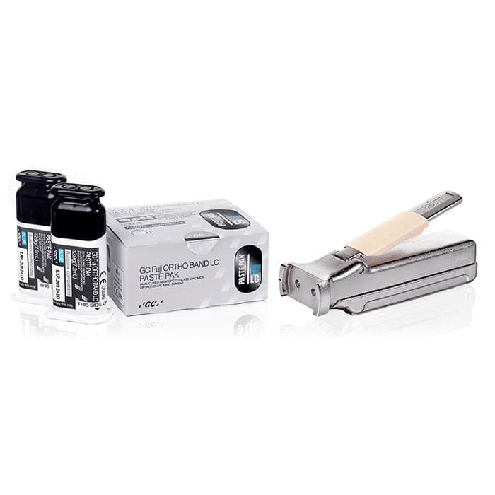GC Fuji Ortho Band LC Automix Starter Kit, Light-Cured Resin-Reinforced Glass Ionomer Orthodontic Band Cement, Blue, 2 x 7.2 mL Cartridges, 439470 thumbnail 26