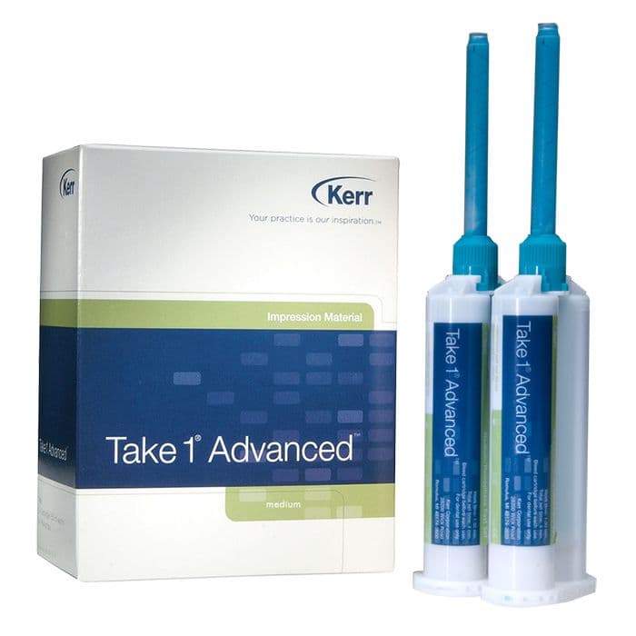 Take 1 Advanced VPS Impression Material, Heavy Body Tray Wash, Fast Set, Dark Blue, 50 ml Cartridges, 24/Pk, 33966 thumbnail 16