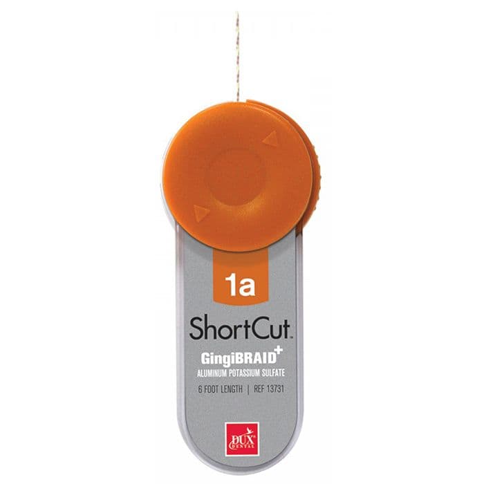 GingiBRAID+ Impregnated ShortCut Retraction Cord, 10% Aluminum Potassium Sulfate, Size 0A Fine, Yellow, 72 in, 13730 thumbnail 11