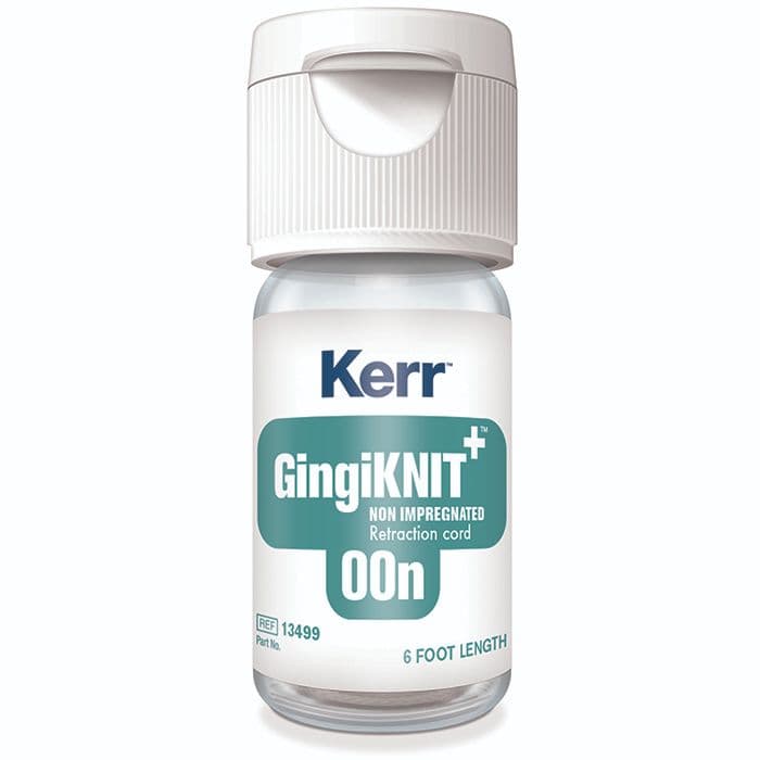 GingiKNIT+ Non-Impregnated Knitted Retraction Cord, #00N Fine, White with Black Strand, 72 in/Bottle, 13499 thumbnail 12