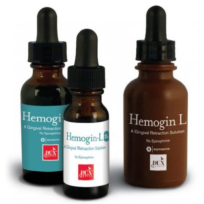 Hemogin-L Gingival Retraction Solution, 25% Aluminum Chloride in Lubricating Glycerin Base, 10 cc Bottle with Eye Dropper, 13057 thumbnail 8