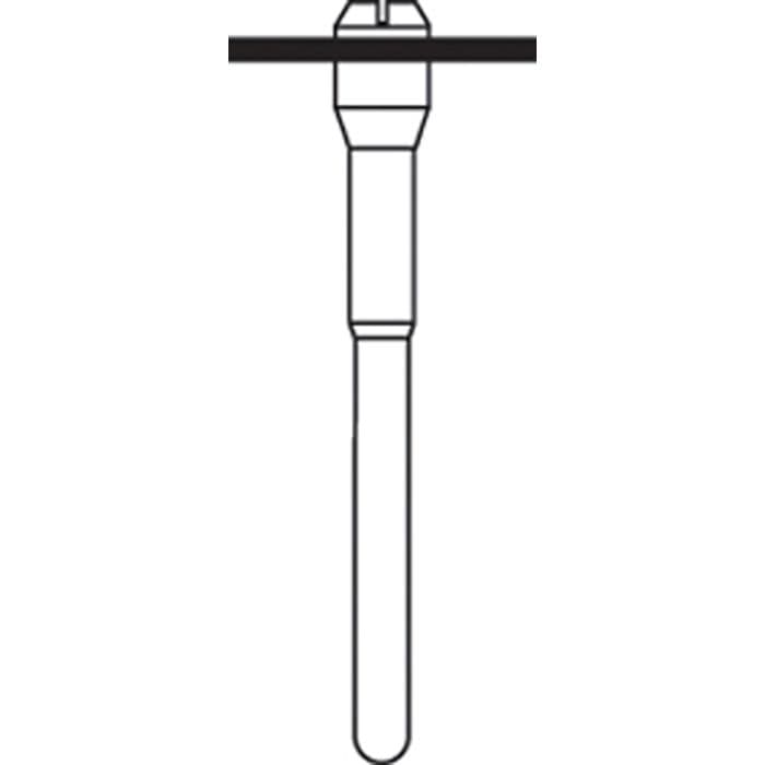 NTI Turbo Crown Cutter Diamond Disc, Friction Grip, Super Coarse, 8.0 mm Diameter, 1.9 mm Thickness, #C-8, 1/Pk thumbnail 6