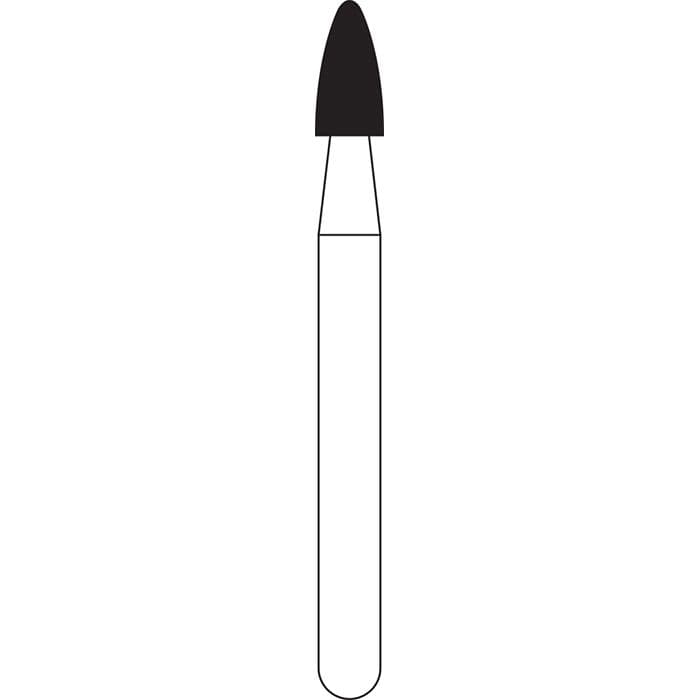 Zir-Cut™ Diamond Bur, HP, Football, #Z368-023, 2.3 mm x 5.0 mm, Blue, 1/Pkg thumbnail 10