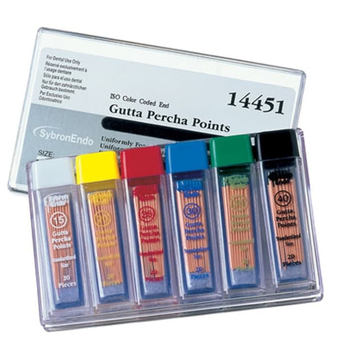 Kerr Standardized Gutta Percha Points, #60, Blue, 6 Vials of 20 (120 Points), 14391 thumbnail 6