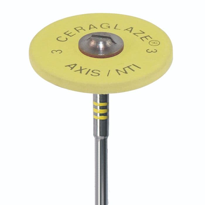 CeraGlaze Blue Refining HP Large Wheel, Fine, 25 mm, P3001, 1/Pk thumbnail 18