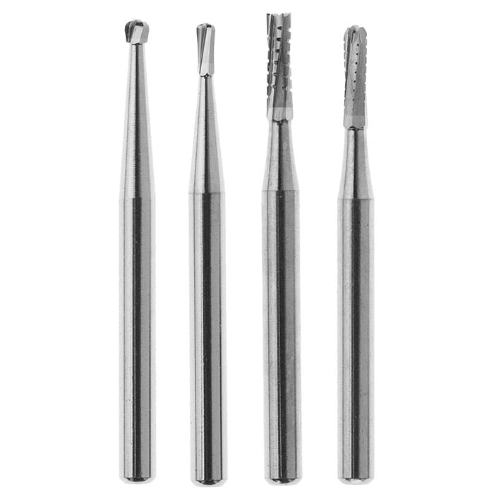 KaVo Kerr Operative Carbide Bur, Friction Grip Short Shank, Straight Flat End Crosscut 6-Flute, #557, 1 mm Diameter, 3.7 mm Length, 100/Pk, FGSS557-KCC thumbnail 9