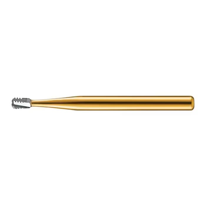 Kerr FG1958 Carbide Bur, Fine Cross-Cut, Straight Round End, Friction Grip, 1.2mm Diameter, 3.7mm Length, 10/Pk thumbnail 6