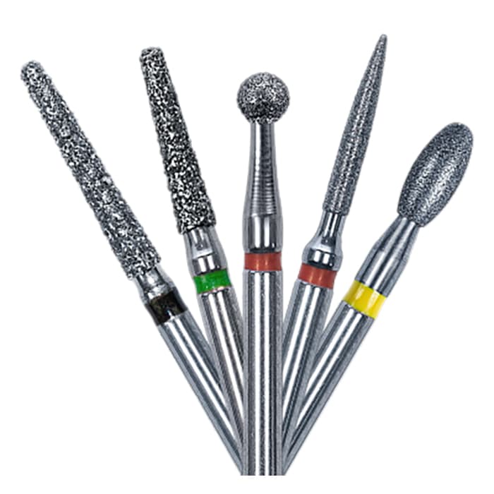 SimpliCut Single-Use Sterile Diamond Bur, Flat End Cylinder, Coarse Grit, Friction Grip, 25/Pkg, C835-009-D thumbnail 7