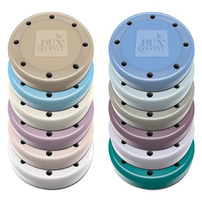 Kerr Magnetic Bur Block, Round, 8-Hole, Teal, 1-5/8" D x 1/2" H, 31011DX thumbnail 6