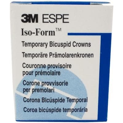 3M Iso-Form Temporary Tin-Silver Molar Crowns, Lower Left First Molar, Size L67, 5/Box, L67 thumbnail 14