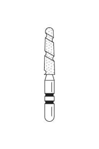 Two Striper TS2000 ShortCut Diamond Bur, FGSS, Round-End Taper, Coarse, 2005.8 S, 1.8 mm, 5/Pk, 2000142 thumbnail 13
