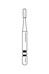 Two Striper Operative Diamond Bur, FG, Pear/Round #245, 1.1 mm, Medium, Blue, 5/Pk, 2013251 thumbnail 18