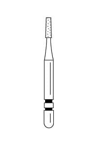 Two Striper Operative Diamond Bur, FG, Flat-End Taper, #556, Medium Grit, Blue Ring, 0.9 mm Major/0.8 mm Minor Diameter, 3.3 mm Length, 5/Pk, 2013271 thumbnail 17