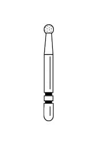 Two Striper® Diamond Bur, Round, #120 Fine, Friction Grip, 1.6 mm, 5/Pk, 2015015 thumbnail 11