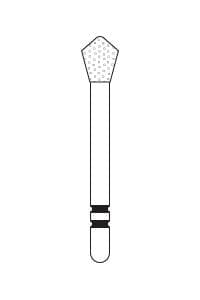 Two Striper® Skooter™ Diamond Burs FG, Acorn, 2 (F2), Very Fine, Pkg/5, #905, 3.0 mm, 2015193 thumbnail 10
