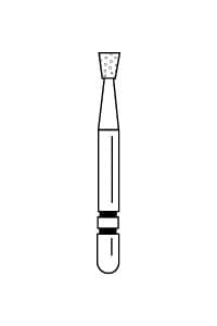Two Striper Diamond Bur, FG, Inverted Cone, #320.2C, Coarse, Green, 1.7 mm Major/1.3 mm Minor Diameter, 2.0 mm Head Length, 5/Pk, 2015217 thumbnail 13