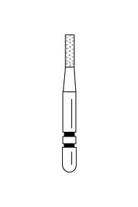 Two Striper Diamond Burs, FG, Flat-End Cylinder, 514.4C, 1.1 mm, Coarse, Green, 5/Pk, 2015274 thumbnail 14