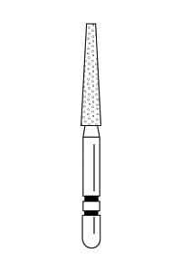 Two Striper Diamond Bur, FG, Flat-End Taper, 701.9C, Coarse, Green, 1.8 mm Major/0.9 mm Minor Diameter, 5/Pk, 2015341 thumbnail 18