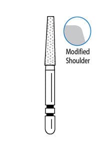 Two Striper Diamond Bur, Friction Grip, KR Taper Flat End, 703.8F KR, Fine, Red, 5/Pk, 2015353 thumbnail 11