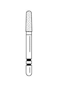 Two Striper Diamond Bur, FG, Round-End Taper, #784.6C, Coarse, Green, 1.9 mm Major/1.6 mm Minor Diameter, 5/Pk, 2015429 thumbnail 13