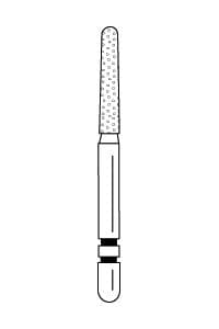 Two Striper Diamond Bur, FG, Round-End Taper, #782.8, Fine, Red, 1.5 mm Major Diameter, 5/Pk, 2015434 thumbnail 18