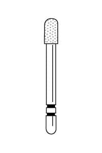Two Striper® Diamond Bur, FG Friction Grip, Fine, Red, Round-End Taper, #776.4F, 2.6 mm Major / 2.1 mm Minor Diameter, 4.0 mm Length, 5/Pkg, 2015491 thumbnail 12